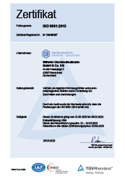 TÜV Zertifikat
